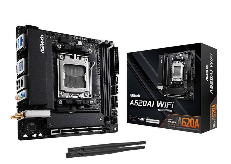 Asrock A620AI WiFi AMD A620A Sokkel AM5 mini ITX