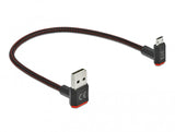 DeLOCK 85264 USB-kabel USB 2.0 0,2 m USB A Micro-USB B Sort