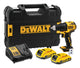 DeWALT DCD708D2T-QW elektrisk skruetrækker & slagbor 1650 rpm Sort, Gul