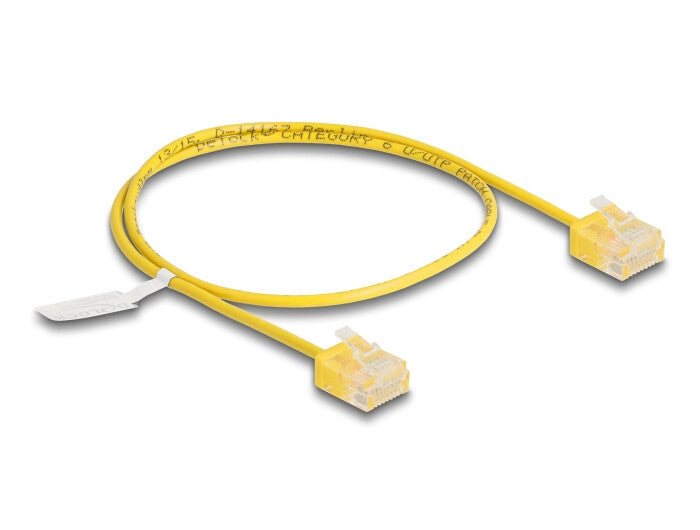 DeLOCK 80898 netværkskabel Gul 0,5 m Cat6 U/UTP (UTP)