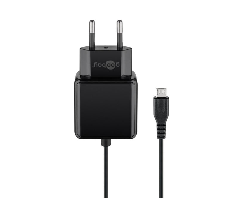 Goobay 49603 oplader til mobil enhed Smartphone, Tablet Sort Vekselstrøm, DC Hurtig opladning Indendørs