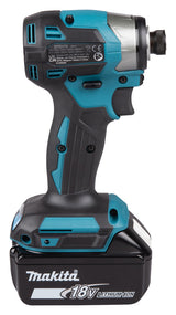 Makita DTD173RTJ elektrisk skruetrækker & slagbor 3600 rpm Sort, Blå
