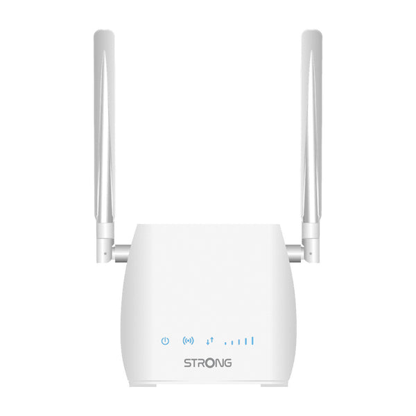 Strong 300M trådløs router Hurtigt ethernet Enkelt band (2,4 GHz) 4G Hvid