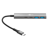 Goobay 76563 interface hub USB Type-C 5000 Mbit/s Grå