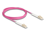 DeLOCK 88088 InfiniBand og fiberoptisk kabel 2 m LC Violet