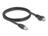DeLOCK 80477 netværkskabel Sort 1 m Cat6a S/FTP (S-STP)