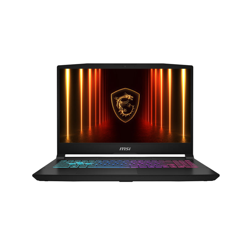 MSI Katana 15 HX B14WGK-058 Intel® Core™ i7 i7-14650HX Laptop 39,6 cm (15.6") Fuld HD 16 GB DDR5-SDRAM 512 GB SSD NVIDIA GeForce RTX 5070 Wi-Fi 6E (802.11ax) Windows 11 Home Sort