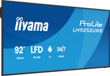 iiyama LH9252UWS-B1AG skilte display Kiosk design 2,34 m (92") LCD Wi-Fi 500 cd/m² UltraWide 5K HD Sort Indbygget processer Android 24/7