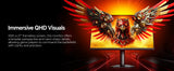 Koorui G2722P computerskærm 68,6 cm (27") 2560 x 1440 pixel Quad HD Sort