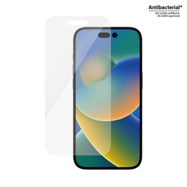 PanzerGlass ® Skærmbeskyttelse iPhone 14 Pro | Classic Fit