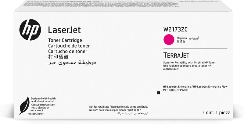 HP Original W2173ZC LaserJet-tonerpatron, magenta kontrakt