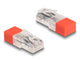 DeLOCK 67186 kabelsamler RJ45 Rød