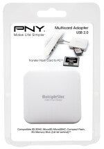 PNY AXP724 kortlæser USB 2.0 Hvid