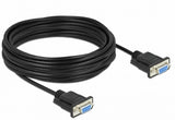 DeLOCK 87525 serielkabel Sort 10 m DB-9
