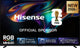 Hisense 100UR8DS TV 2,54 m (100") 4K Ultra HD Smart TV Wi-Fi Sort, Grå