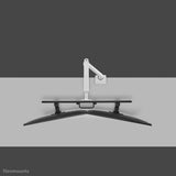 Neomounts DS75S-950WH2 skærmbeslag og -stativer 81,3 cm (32") Skrivebord Hvid