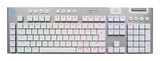 Logitech G G915 X Lightspeed tastatur Spil USB + RF Wireless + Bluetooth QWERTY US International Hvid