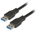 EFB Elektronik K5210SW.5 USB-kabel USB 3.2 Gen 1 (3.1 Gen 1) 5 m USB A 5 Gbit/sek. Sort