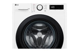 LG F4DR509SBW vaskemaskine - tørretumbler Fritstående Front-læsning Sort, Hvid
