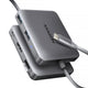 Axagon N HMC-5HL USB 5Gbps hub 2x USB-A HDMI 4k/60Hz RJ-45 GLAN PD 100W kabel USB-C Ledningsført USB 3.2 Gen 1 (3.1 Gen 1) Type-C Sølv