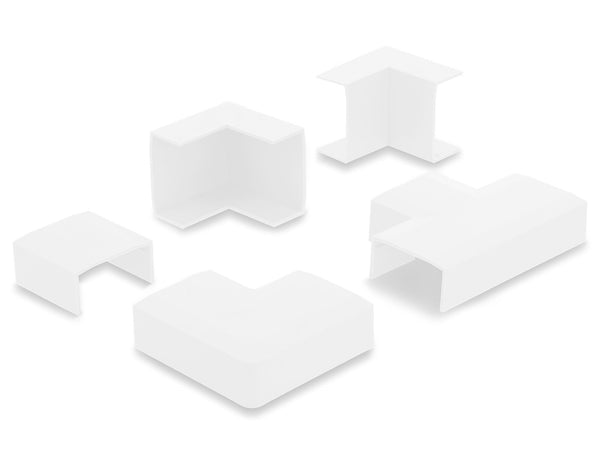 DeLOCK 22093 kabelorganisator Universel Klip med forbindelsesholder Hvid 5 stk