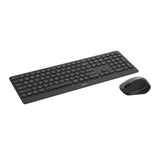 Rapoo 9390M tastatur Mus inkluderet Bluetooth QWERTY Engelsk Mørkegrå
