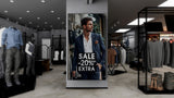 Sony FW-98BZ30L skilte display Digital fladpaneldisplay 2,49 m (98") LED Wi-Fi 440 cd/m² 4K Ultra HD Sort Android 24/7