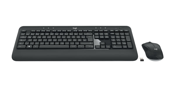 Logitech 920-008675 tastatur Mus inkluderet Universel RF trådløst QWERTZ Tysk Sort
