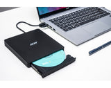 Acer Portable DVD Writer AXD001 optisk diskdrev DVD±RW Sort