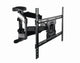 Gembird WM-75ST-01 tv-beslag 190,5 cm (75") Sort