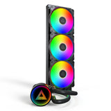 Montech LightFlow ARGB 360 Processor Alt-i-en væskekøler 12 cm Sort 1 stk