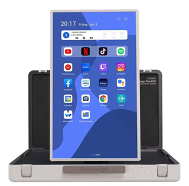ALLNET ROCKET 240 SUITCASE skilte display 68,6 cm (27") LCD Wi-Fi 250 cd/m² Fuld HD Sort, Hvid Berøringsskærm Indbygget processer Android