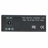 Intellinet 506502 netværksomformer til medie 100 Mbit/s 1310 nm Multitilstand Sort