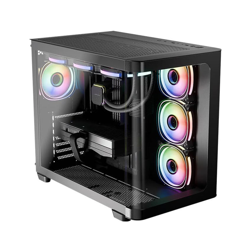 LC-Power LC-8001B-ON computeretui Midi Tower Sort