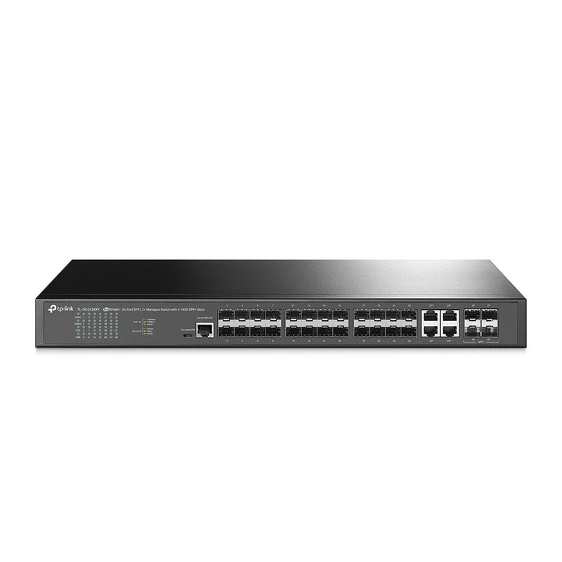 TP-Link JetStream TL-SG3428XF netværksswitch Administreret L2+ 1U Sort