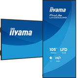 iiyama LH10552UWS-B1AG skilte display Kiosk design 2,66 m (104.6") LCD Wi-Fi 500 cd/m² UltraWide 5K HD Sort Indbygget processer Android 24/7