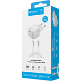 Sandberg USB-C AC Charger +USB-C>C 1M