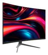 LC-Power LC-M32QC computerskærm 80 cm (31.5") 2560 x 1440 pixel Quad HD LCD Sort, Rød