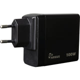 Inter-Tech PD-3100 strømadapter og vekselret Indendørs 100 W Sort