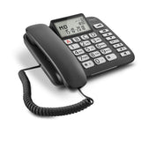 Gigaset DL580 Analog telefon Nummervisning Sort