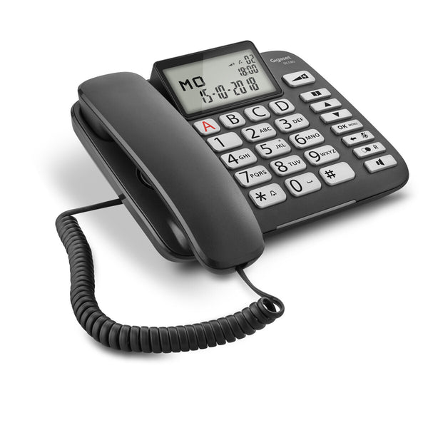 Gigaset DL580 Analog telefon Nummervisning Sort