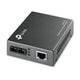 TP-Link Omada MC210CS netværksomformer til medie 1000 Mbit/s 1310 nm Enkeltilstand Sort