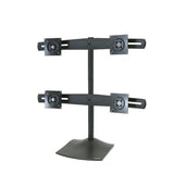 Ergotron DS Series DS100 Quad Monitor Desk Stand 61 cm (24") Skrivebord Sort