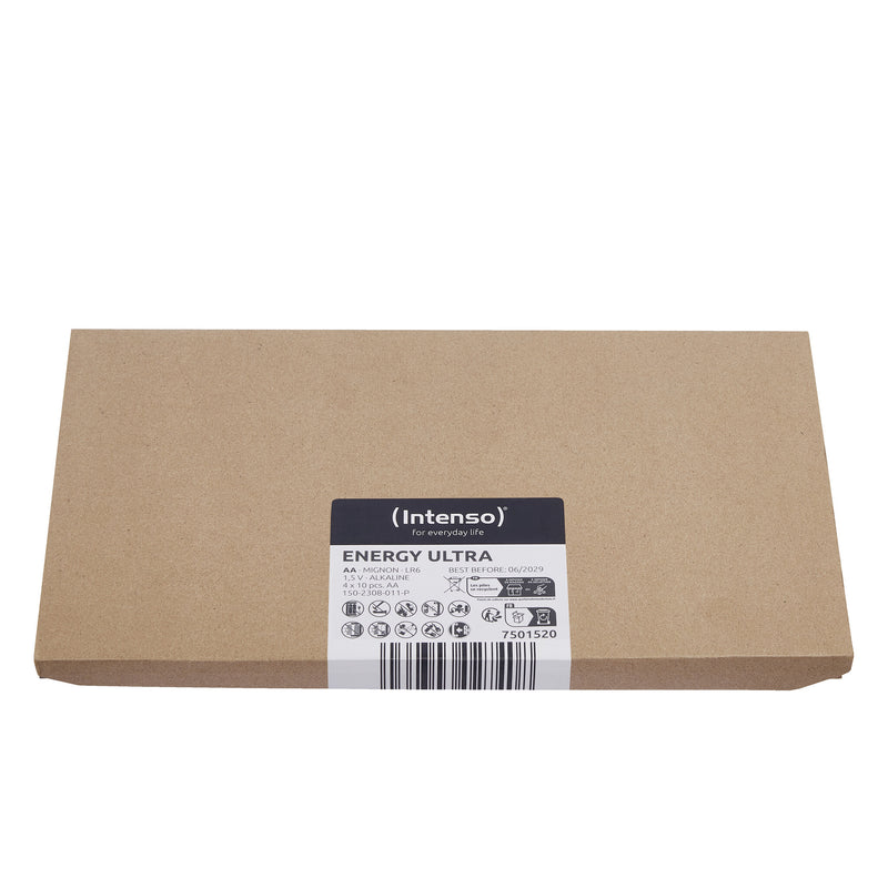 Intenso 7501520 - Energy Ultra Alkaline Batterie AA Mignon 40er-Pack - Batterie Engangsbatteri