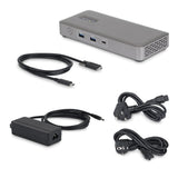 StarTech.com 208UE-USB4-DOCK dockingstation Ledningsført Grå