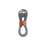 Native Union BELT-AC-ZEB-NP USB-kabel 1,2 m USB A USB C Sort, Hvid