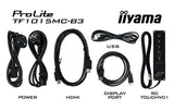 iiyama TF1015MC-B3 computerskærm 25,6 cm (10.1") 1280 x 800 pixel HD LED Berøringsskærm Sort