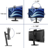 Philips 3000 series 24B2U3301H/00 computerskærm 60,5 cm (23.8") 1920 x 1080 pixel Fuld HD LCD Sort