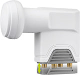 Goobay 67271 Low Noise Block downconverter (LNB) Grå, Hvid