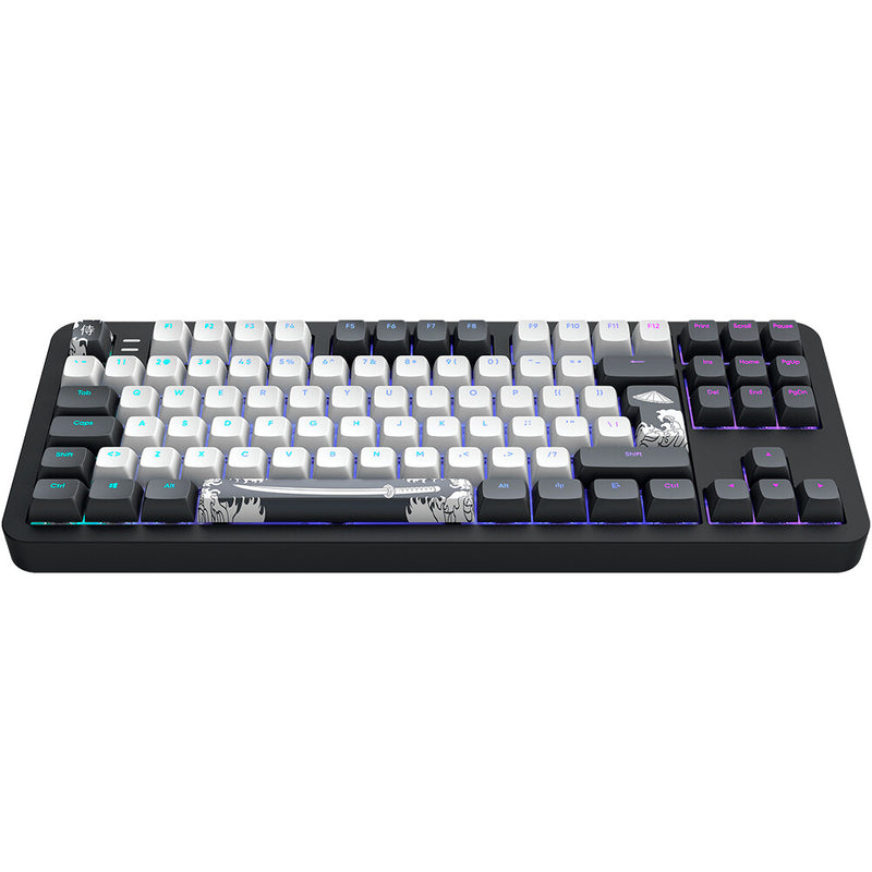 Dark Project DPKB_BUSHIDO_87_ISO tastatur Spil USB QWERTZ Dansk, Engelsk, Finsk, Tysk, Nordisk, Norsk, Spansk, Svensk, UK engelsk, UK international Sort